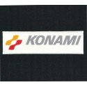 Embroidery and textile patch KONAMI 12cm x 3,5cm