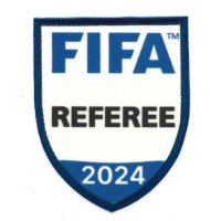 Parche bordado y textil FIFA REFEREE 2024 6cm x 7,5cm