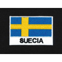 Parche bordado BANDERA SUECIA 7cm x 4,5cm