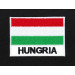 Parche bordado BANDERA HUNGRIA 7cm x 4,5cm