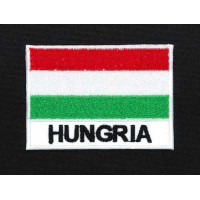 Patch embroidery and textile FLAG AUSTRIA 7CM x 5CM