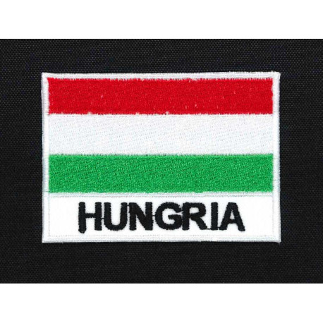 Parche bordado BANDERA HUNGRIA 7cm x 4,5cm