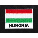 Embroidery patch FLAG HUNGARY 7cm x 4,5cm