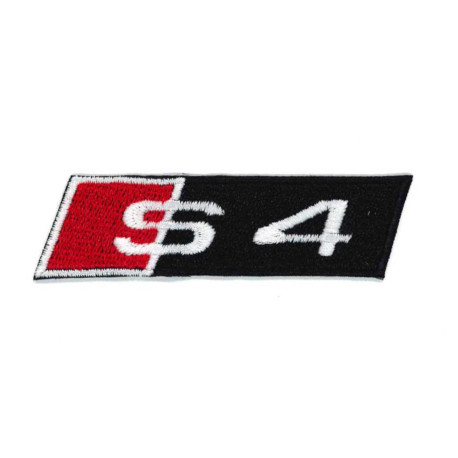 Embroidery patch AUDI S4 9cm x 2cm