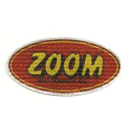 Parche textil ZOOM 8,5cm x 4,5cm