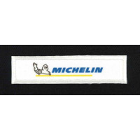 Embroidery and textile patch MICHELIN BLACK AND WHITE 9cm x 2cm