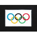 Parche bordado AROS OLIMPICOS 6,5cm x 4cm