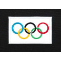 Embroidery patch OLYMPIC HOOPS 6,5cm x 4cm