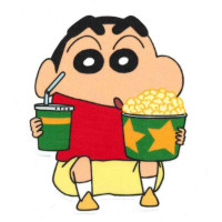 Parche textil SHIN CHAN cine 7CM X 9CM