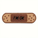 Parche bordado I´M OK 10cm x 3cm