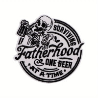 Patch embroidery FATHERHOOD 8CM