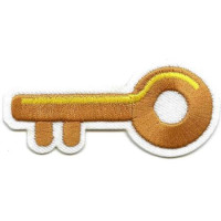 Patch embroidery KEY 9cm x 3cm