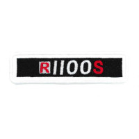 Embroidery patch BMW R1100 S 12cm x 3cm