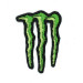 Patch embroidery MONSTER ENERGY WHITE 6CMx8CM