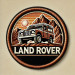 Parche bordado LAND ROVER 8,5cm