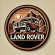 Parche bordado LAND ROVER 8,5cm