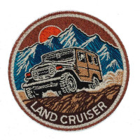 Embroidery patch LAND CRUISER 8,5cm