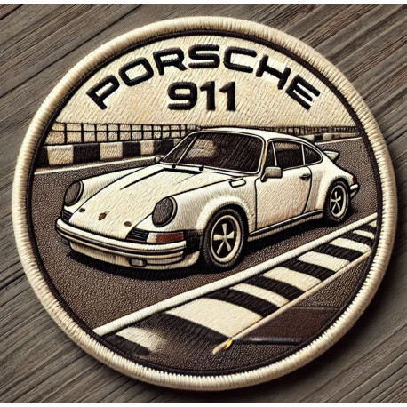 Embroidery patch PORSCHE 911 8,5cm