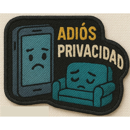 Embroidery patch DEPRESIÓN CLIMÁTICA 9cm x 3cm