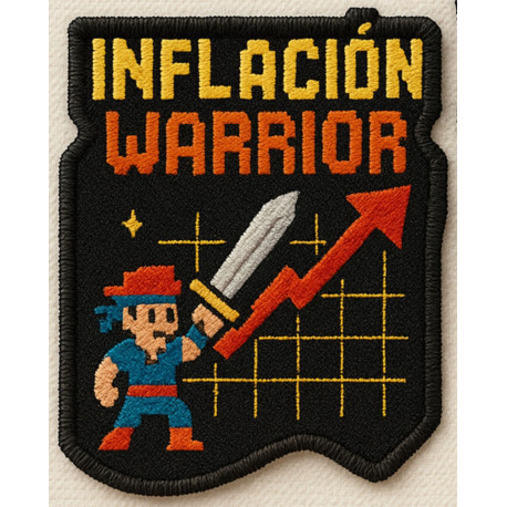 Embroidery patch DEPRESIÓN CLIMÁTICA 9cm x 3cm