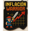 Embroidery patch INFLACIÓN WARRIOR 5cm x 8cm