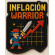 Embroidery patch INFLACIÓN WARRIOR 5cm x 8cm