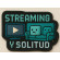 Parche bordado STRAMING Y SOLITUD 9cm x 4cm