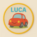 Embroidery patch CAR YOUR TEXT 8cm 