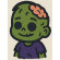 Parche bordado ZOMBI HALOWEEN 5cm x 9cm