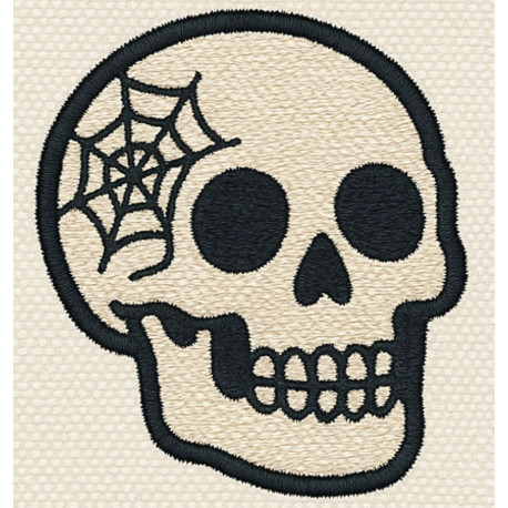 Parche bordado MANO HALOWEEN 8cm x 8cm