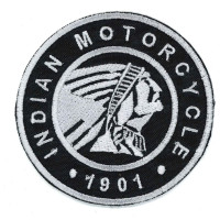 Embroidery patch INDIAN MOTORCYCLE 8cm