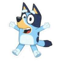 Textile patch BLUEY 6cm x 8,5cm