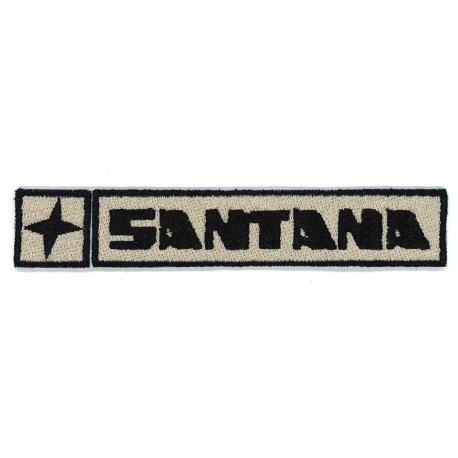 Embroidery patch SANTANA 11cm x 2cm