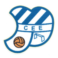 Parche textil CLUB ESPORTIU EUROPA 8cm x 7,5cm