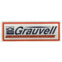Textile patch GRAUVELL 8.5cm x 3cm