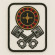 embroidery patch PISTON ROULETTE 5cm x 7cm