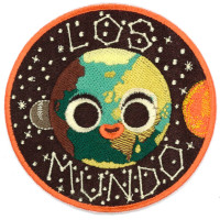 embroidery patch LOS MUNDO 9cm