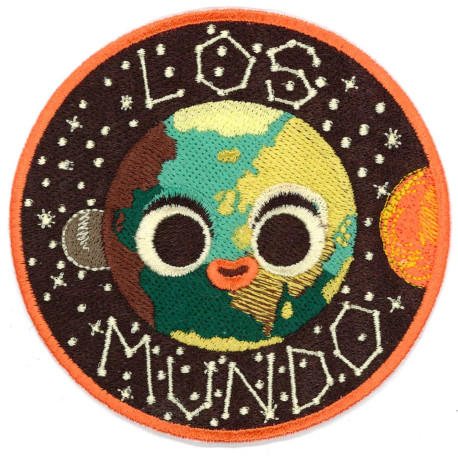 embroidery patch LOS MUNDO 9cm