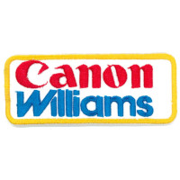 Parche bordado CANON WILLIAMS 8,5cm x 3,5cm