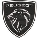 Patch embroidery PEUGEOT 9cm x 10cm