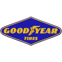 Patch embroidery GOOD YEAR TIRES 14cm x 6cm