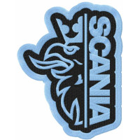 Patch embroidery SCANIA 7,7cm x 10cm
