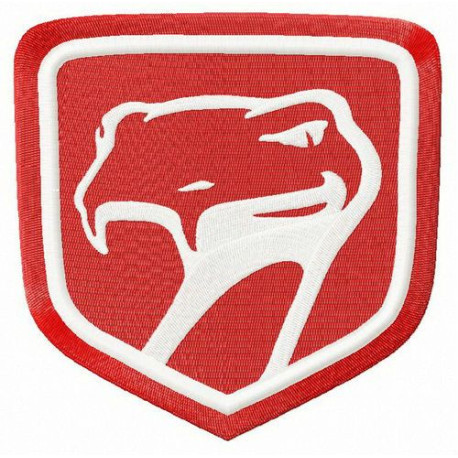 Parche bordado DOGE VIPER 9cm x 9cm