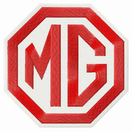 Embroidered patch MG 8cm x 8cm