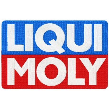 Embroidered patch LIQUI MOLY 10cm x 6,4cm
