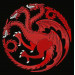 Parche bordado GAME OF THRONES Casa Targaryen (JUEGO DE TRONOS) 9m 