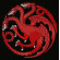 embroidery patch GAME OF THRONES Targaryen 9m