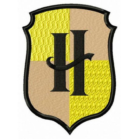 Parche bordado Harry Potter Hufflepuff 6,2cm x 9cm