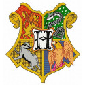Embroidery patch Hogwarts 2 13m x 14cm