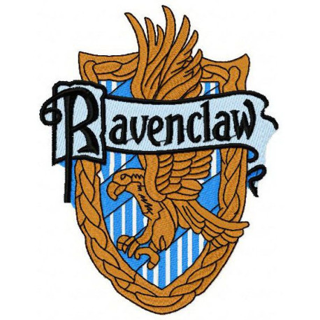 Embroidery patchHarry Potter Ravenclaw 8,1cm x 10cm